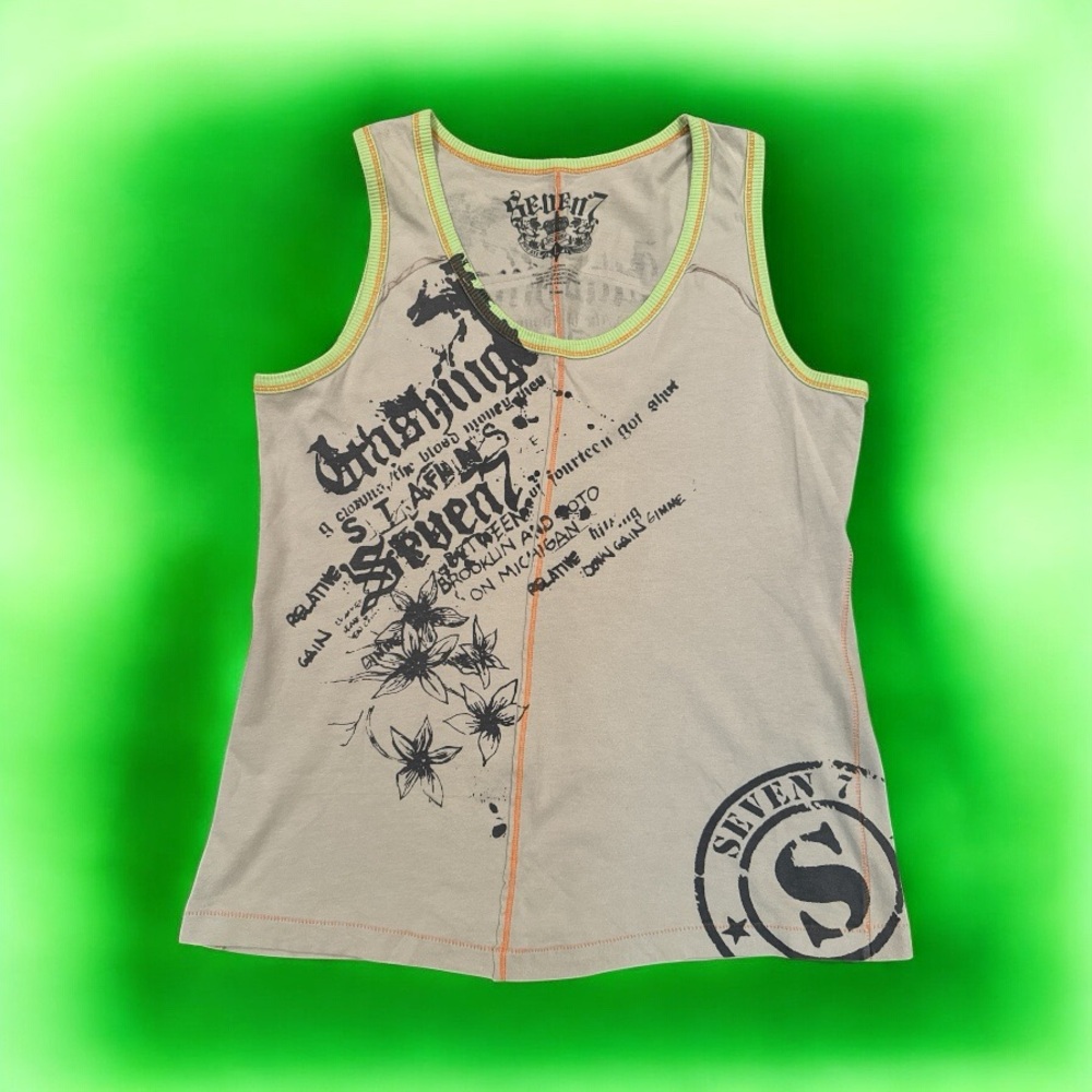 Women’s Seven7 gray tank top size L